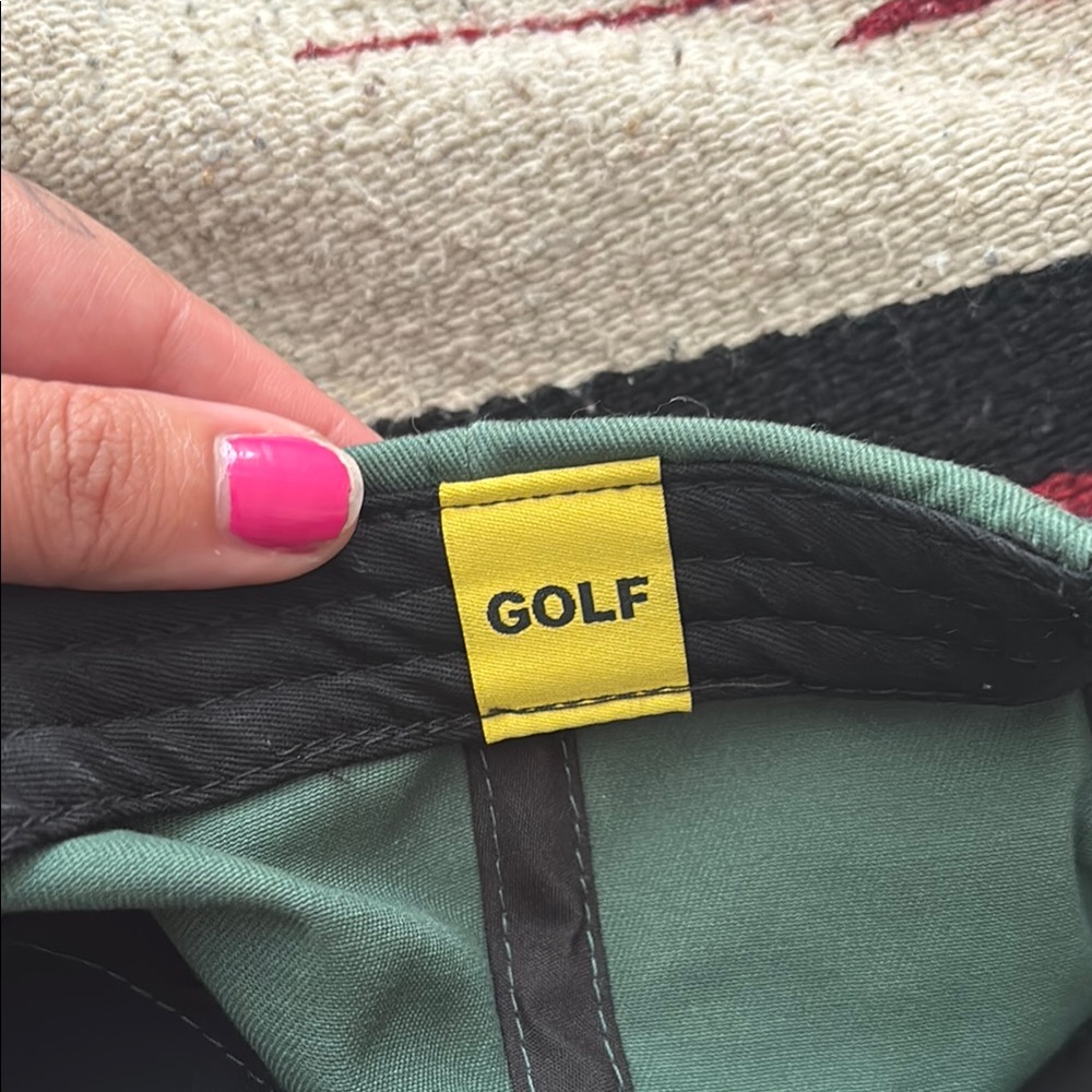 Golf Wang green cap with pink and white embroidery - Picture 2 of 7